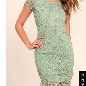Mini Backless Lace Dress from Lulu’s